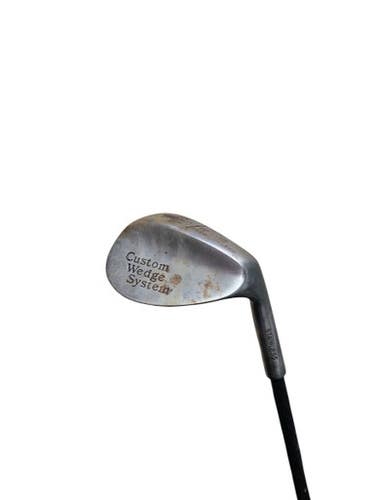 Used CUSTOM WEDGE SYSTEM Golf Wedge Mens RH 60 Degree 10743-S000471077