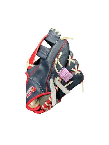 Used Franklin BRAVES GLOVE BB/SB Glove RH Throw Navy Blue 9 1/2" 10743-S000471611