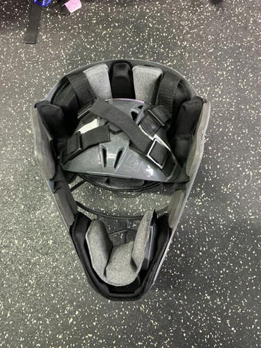 Used Evoshield CATCHERS MASK Catchers Helmet w/Mask Grey One Size 10743-S000473704