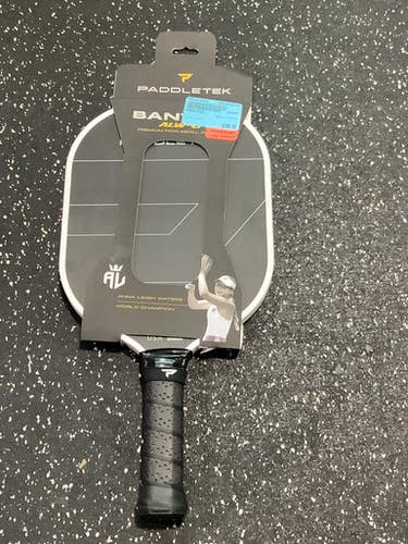 Used PADDLETEK Pickleball Racquet Black 10743-S000475908