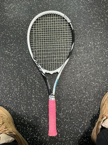 Used Wilson TOUR SLAM Adult Tennis Racquet White 4 3/8" 10743-S000476018