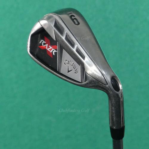 Callaway RAZR X Single 9 Iron Factory Steel Uniflex