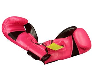 Used Boxing Gloves Pink Senior 11846-S000100708