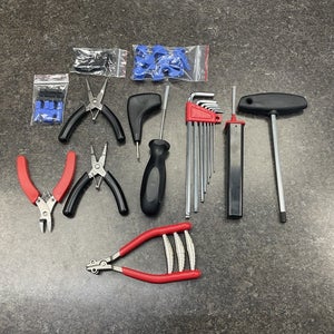 Baiardo L Tennis Stringer Tool Kit Black/Red/Blue