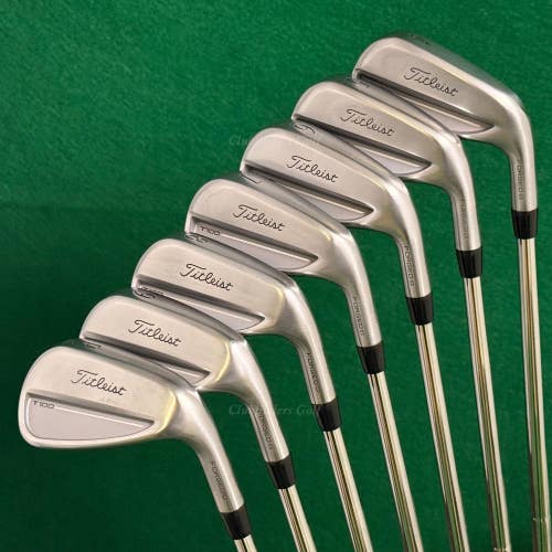 Titleist 2025 T100 Forged 4-PW Iron Set Dynamic Gold TI X100 Steel X-Stiff