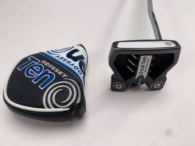 Odyssey 2-Ball Ten Lined Broomstick Putter 48" Mens RH HC
