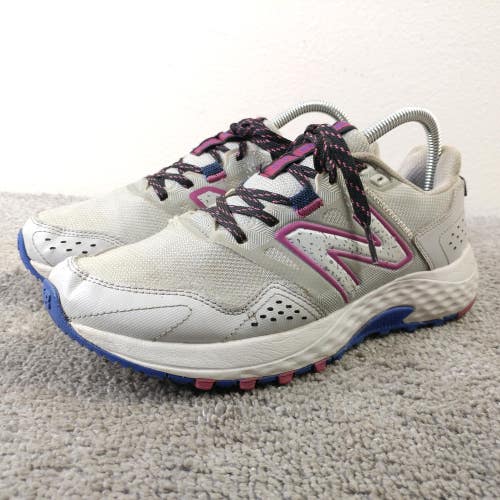 New Balance 410 V8 Trail Running Shoes Womens Size 8.5 WIDE Gray Low Top