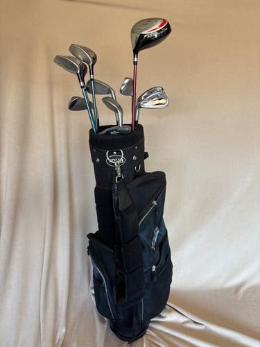 Men's Dunlop Tiz Left Hand Clubs (Full Set) Regular Flex 11 Pieces (Used)