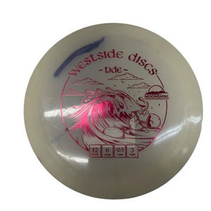Used Westside MOONSHINE TIDE Disc Golf Driver White 174g 11835-S000205567