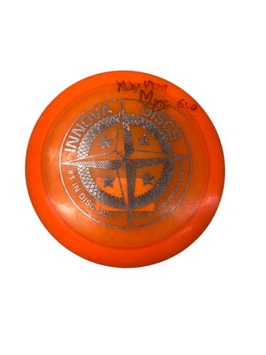 Used Innova FIRST RUN CHAMPION MAMBA Disc Golf Driver Orange 175g 11835-S000205560