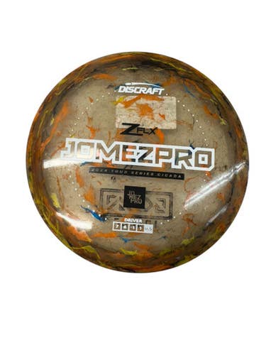 Used Discraft JOMESZPRO ZFLX TS CICADA Disc Golf Driver Orange 11835-S000205550