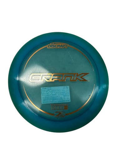Used Discraft CRANK Z LITE Disc Golf Driver Teal 157g 11835-S000205541