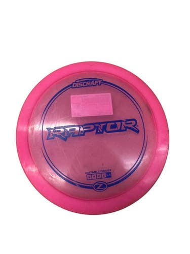 Used Discraft RAPTOR Disc Golf Driver Pink 174g 11835-S000205526