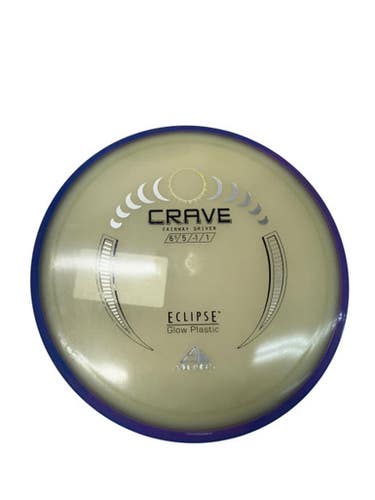 Used Axiom CRAVE GLOW DRIVER Disc Golf Driver Purple 167g 11835-S000205508