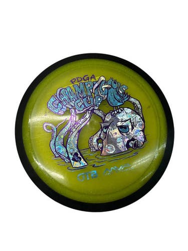 Used MVP WAVE CHAMPIONS MONEY STAMP Disc Golf Driver Yellow 175g 11835-S000205478