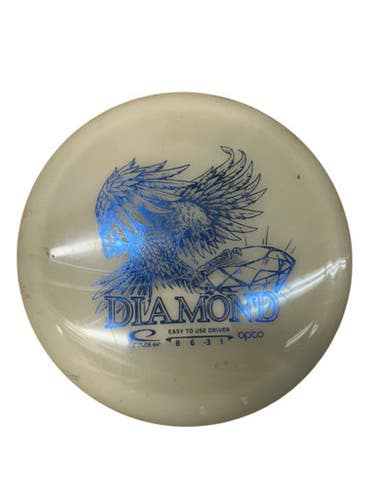 Used Latitude 64 OPTO DIAMOND Disc Golf Driver White 156g 11835-S000205451