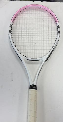 Womens Adult Adidas BARRICADE white & Pink Tennis Racket. Excellent Condition