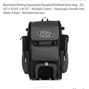 Boombah Rolling Baseball bag