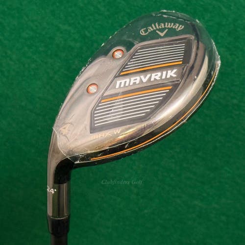NEW LH Lady Callaway Mavrik Max W 24 4 Hybrid UST Helium 50-L Graphite Ladies