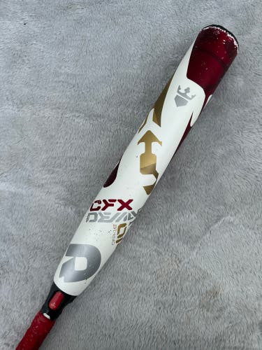 White 2018 DeMarini CFX Composite Bat (-10) Composite 20 oz 30" (Used)