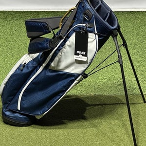 PING Hoofer Lite 4-Way Stand Carry Golf Bag Color: Blue Coral - No Logo - NEW!