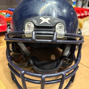 USED XENITH X2E+ YOUTH FOOTBALL HELMET - LARGE - NAVY