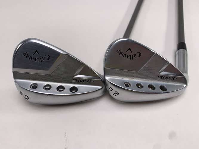 Callaway Jaws Raw Full Toe Chrome Wedge Set 54* 12 58* 10 Catalyst Wedge LH
