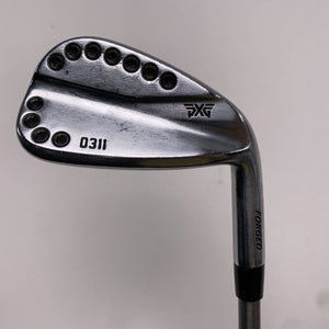 PXG 0311 Chrome Single 8 Iron AeroTech SteelFiber i70 Regular Graphite Mens RH
