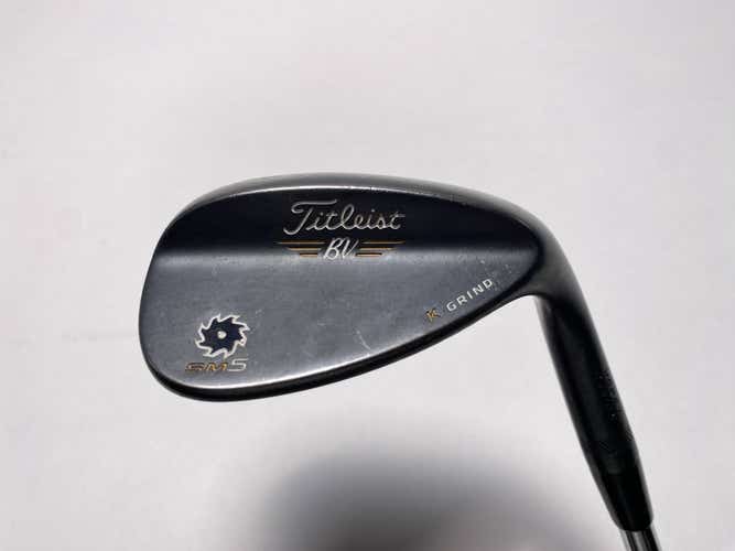 Titleist Vokey SM5 Raw Black Wedge 60* 11 Bounce Wedge Steel Mens RH