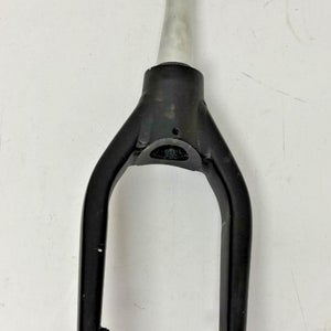 Black Aluminum Disc Brake Thru Axle Fork 325mm Tapered Steerer 29cm Axle-Crown