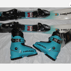 NEW HEAD 67cm skis supershape team + Head J1 ski boots 15.5 mondo 2025 set