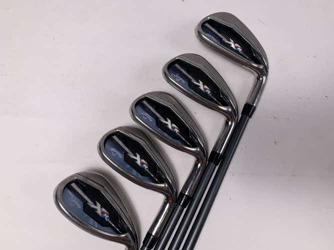 Callaway XR Iron Set 7-PW+SW Project X San Diego 4.0 47g Ladies RH