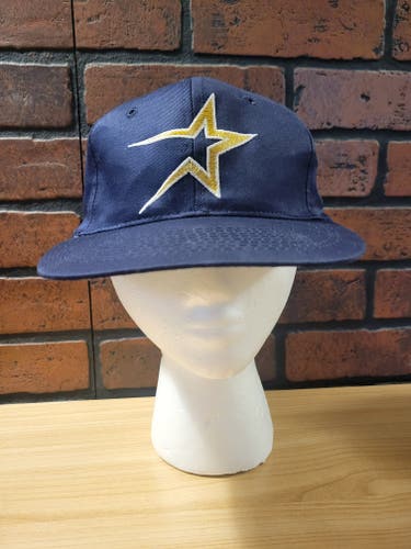 Houston Astros MLB 90s Style Logo Snapback Hat