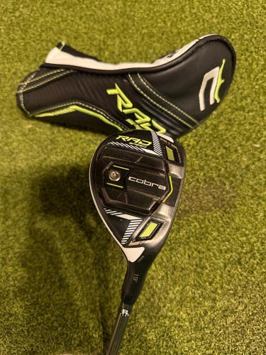 Cobra Rad Speed 19* Hybrid, Recoil F3 Regular Flex, RH