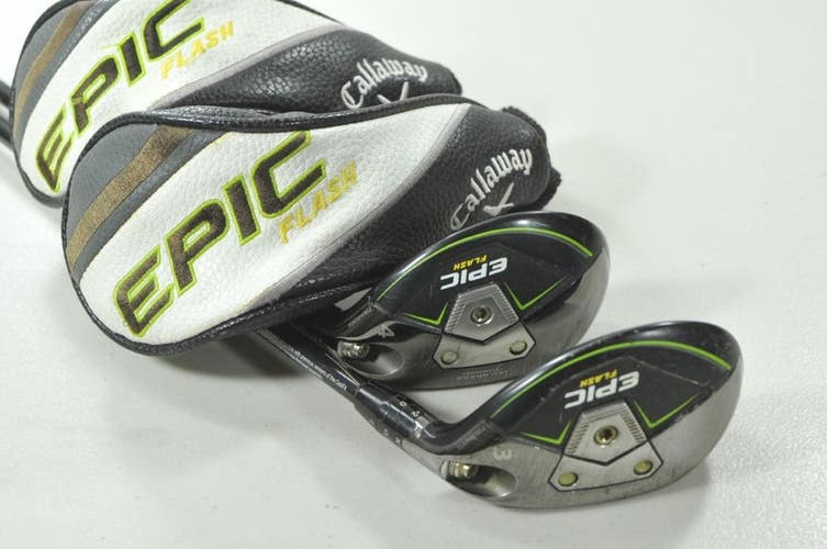 Callaway Epic Flash 3 and 4 Hybrid Set Regular Flex RH Tensei Graphite # 212002