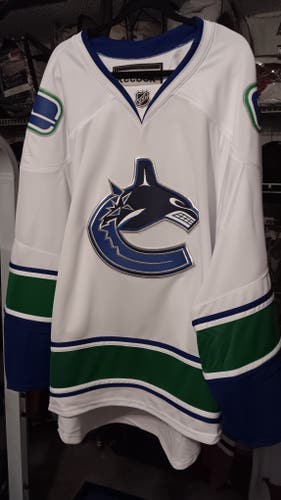 White Goalie Cut Reebok Jersey (New)