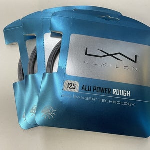 3 Pack Luxilon Alu Power Rough 125