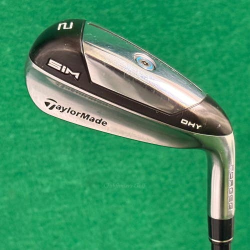 TaylorMade SIM DHY Utility 2 Iron HZRDUS Smoke Black RDX 6.5 90g HY Extra Stiff