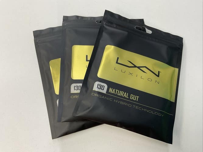 3 Pack Luxilon Natural Gut 130