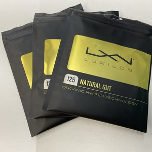 3 Pack Luxilon Natural Gut 125