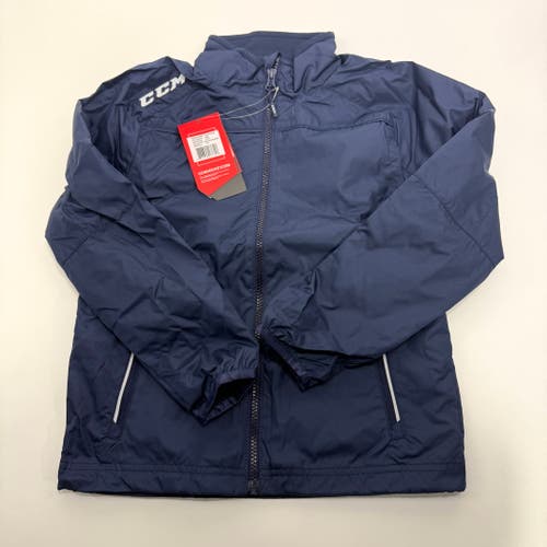 New Navy CCM Youth Light Weight Rink Suit Jacket | Youth S | #888600267357