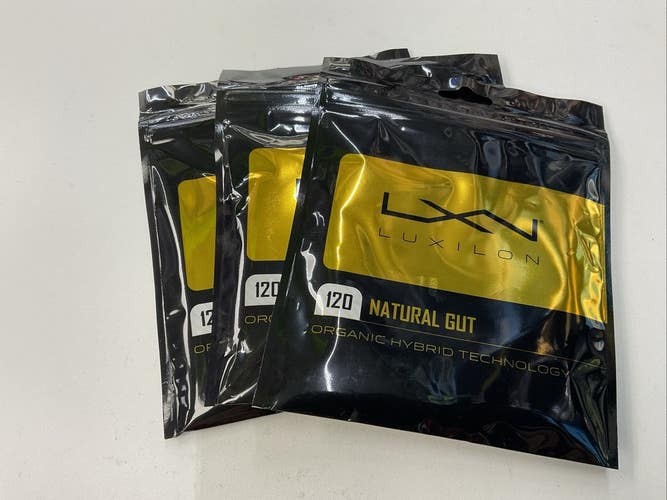 3 Pack Luxilon Natural Gut 120