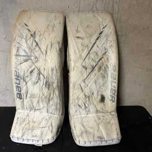 Small Bauer Vapor Hyperlite Goalie Leg Pads (Used)