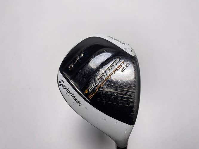 TaylorMade Burner Superfast 2.0 5 Hybrid 24* REAX 60g Regular Graphite Mens RH