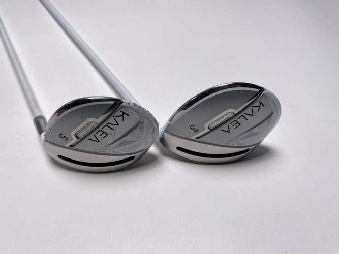 TaylorMade Kalea Ladies 3 & 5 Fairway Wood Set 17* 20* Kalea 45g Womens RH