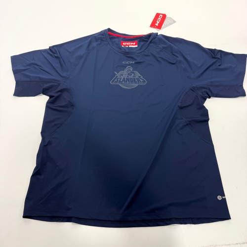 New CCM New York Islanders Short Sleeve Training Tee | Senior XXL | #191520573614