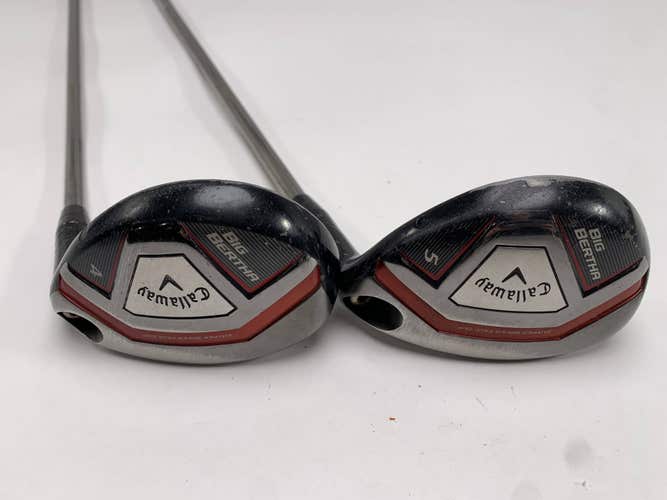 Callaway Big Bertha 2015 4 & 5 Hybrid Set 22* 25* Recoil 460 F3 Regular RH