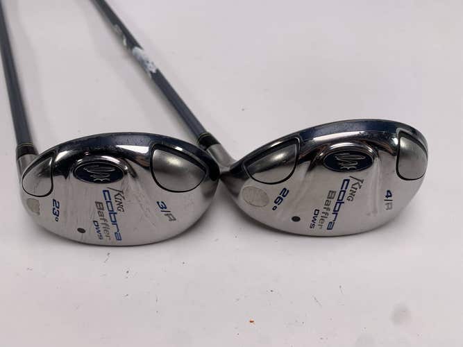 Cobra Baffler DWS 3 & 4 Hybrid Set 23* 26* VS Proto HL By You 50g Ladies RH