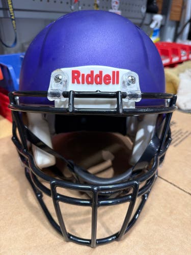 USED RIDDELL SPEED ADULT HELMET - MEDIUM - FLAT PURPLE METALLIC