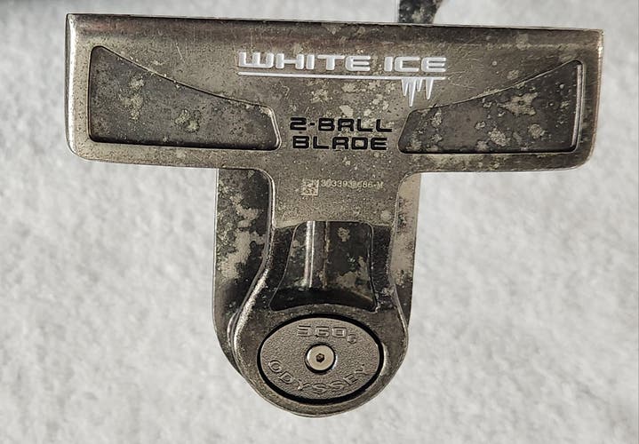 Odyssey White Ice 2-Ball Blade Putter RH; Steel Shaft